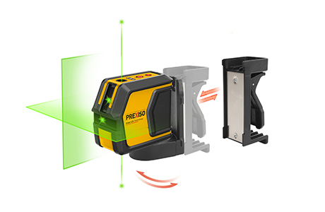 PREXISO Laser Level 3 X 360° Self Leveling - Rechargeable Cross